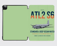 Thumbnail for Atlantique 2 Standard 6 design on light green ipad tablet case