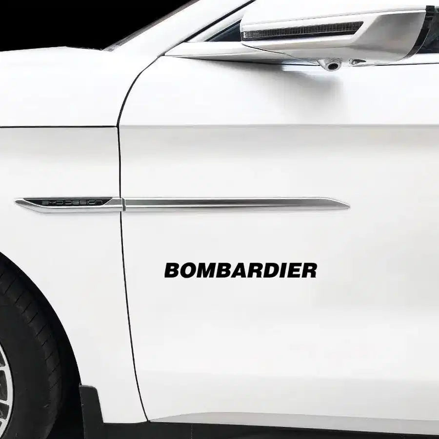 Bombardier Car Sticker - view 4