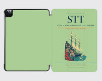 Thumbnail for Cyril E. King Airport (STT) design on light green ipad tablet case