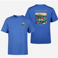 Thumbnail for VINTAGE G4250 - The Pontoon Picnic - Double-Side T-Shirt design on blue double side t shirt
