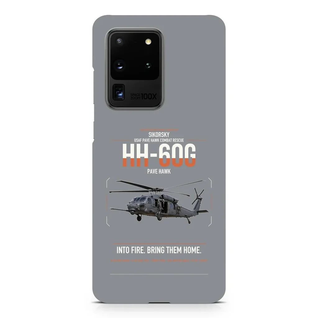 Sikorsky HH-60G Pave Hawk design on samsung case - gray