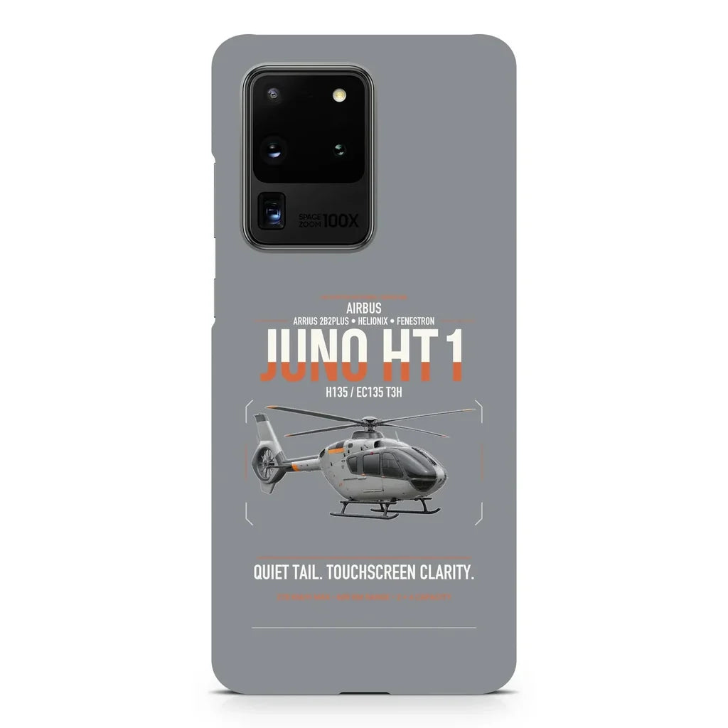 Airbus H135 Juno HT1 design on samsung case - gray