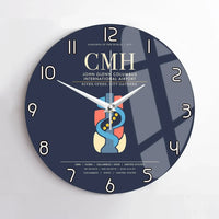 Thumbnail for John Glenn Columbus International Airport CMH Wall-Clock No-Frame - Navy Blue