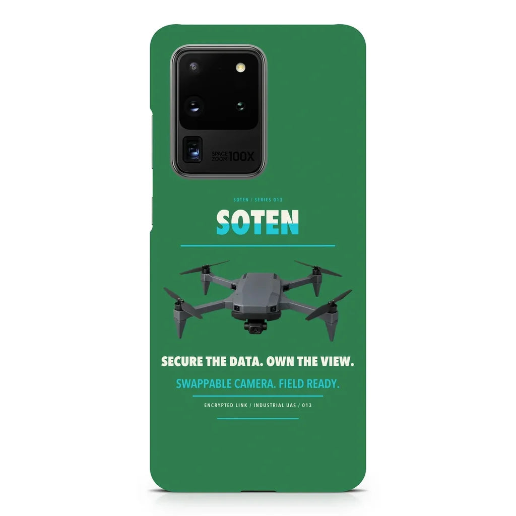 ACSL SOTEN design on samsung case - green