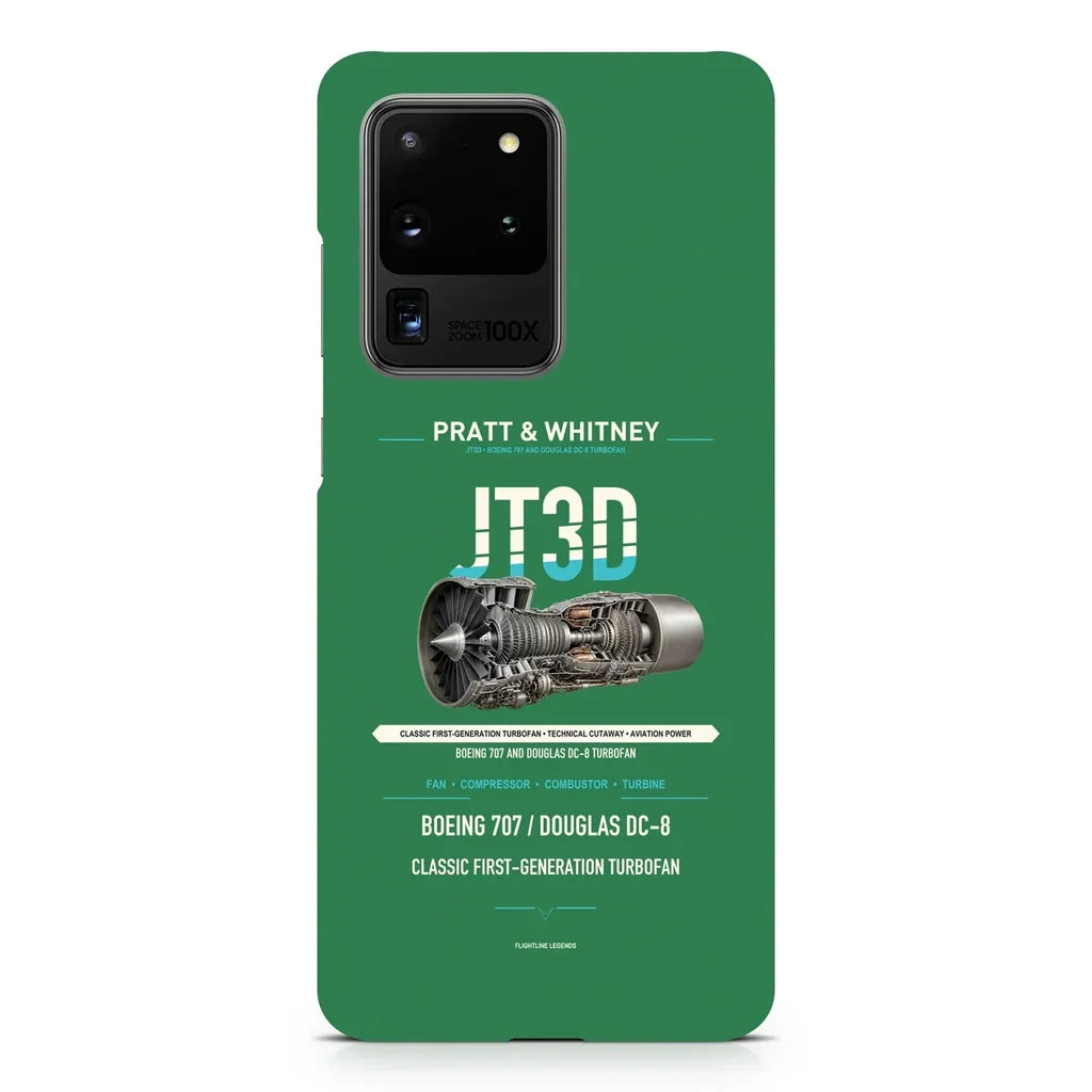 JT3D design on samsung case - green