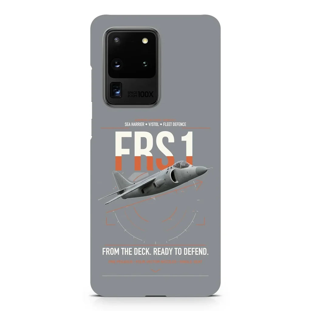 British Aerospace Sea Harrier FRS.1 design on samsung case - gray