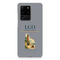 Thumbnail for Langeoog Airport LGO design on samsung case - gray