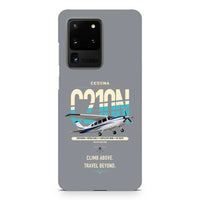 Thumbnail for Cessna T210N Centurion design on samsung case - gray