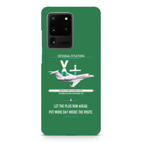 Thumbnail for Cessna Citation X+ design on samsung case - green