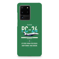 Thumbnail for Pilatus PC-24 design on samsung case - green