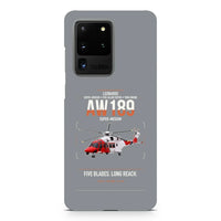 Thumbnail for Leonardo AW189 design on samsung case - gray