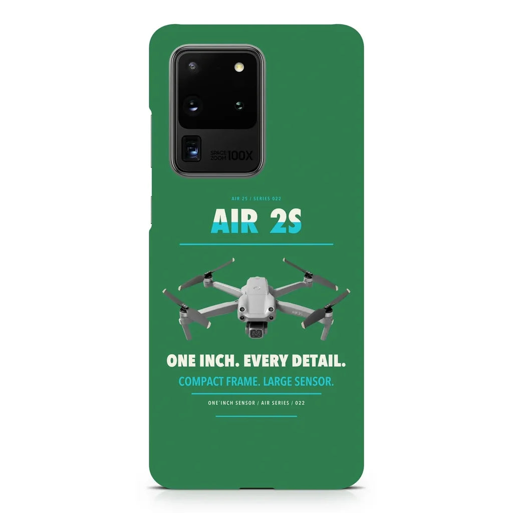 DJI Air 2S design on samsung case - green