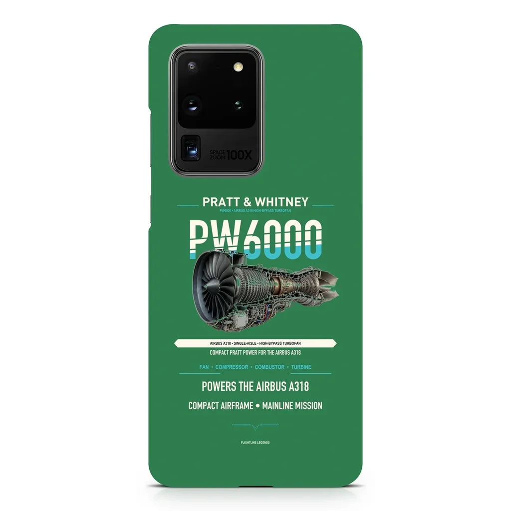 PW6000 design on samsung case - green
