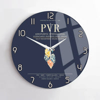 Thumbnail for Aeropuerto Internacional Licenciado Gustavo Diaz Ordaz PVR  Puerto Vallarta Wall-Clock No-Frame - Navy Blue