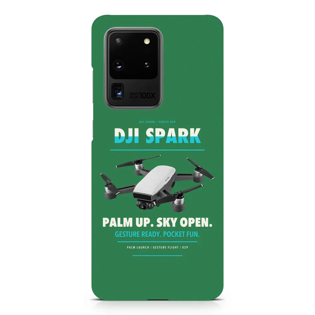 DJI Spark design on samsung case - green