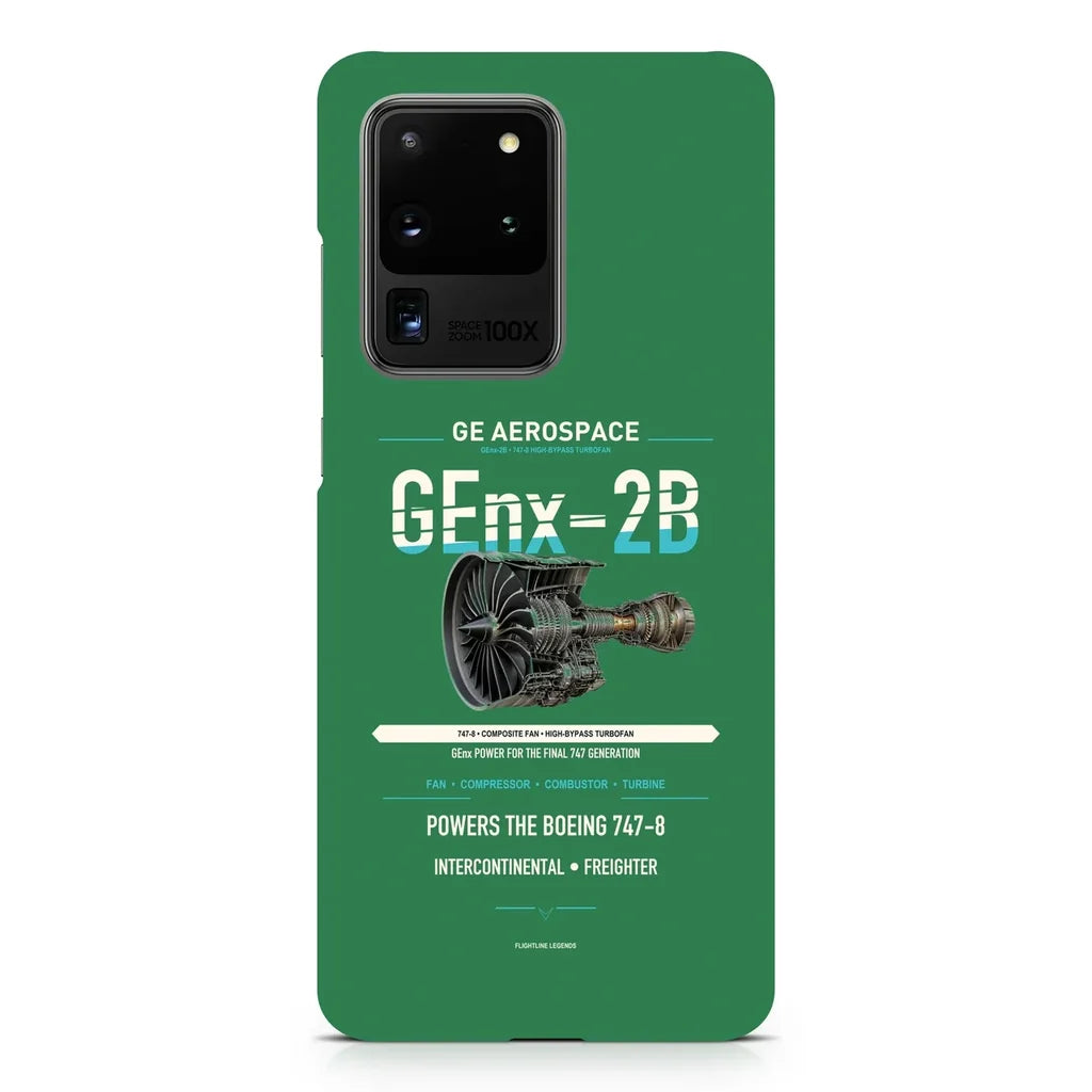 GEnx-2B design on samsung case - green