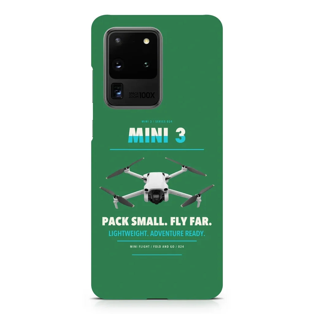 DJI Mini 3 design on samsung case - green