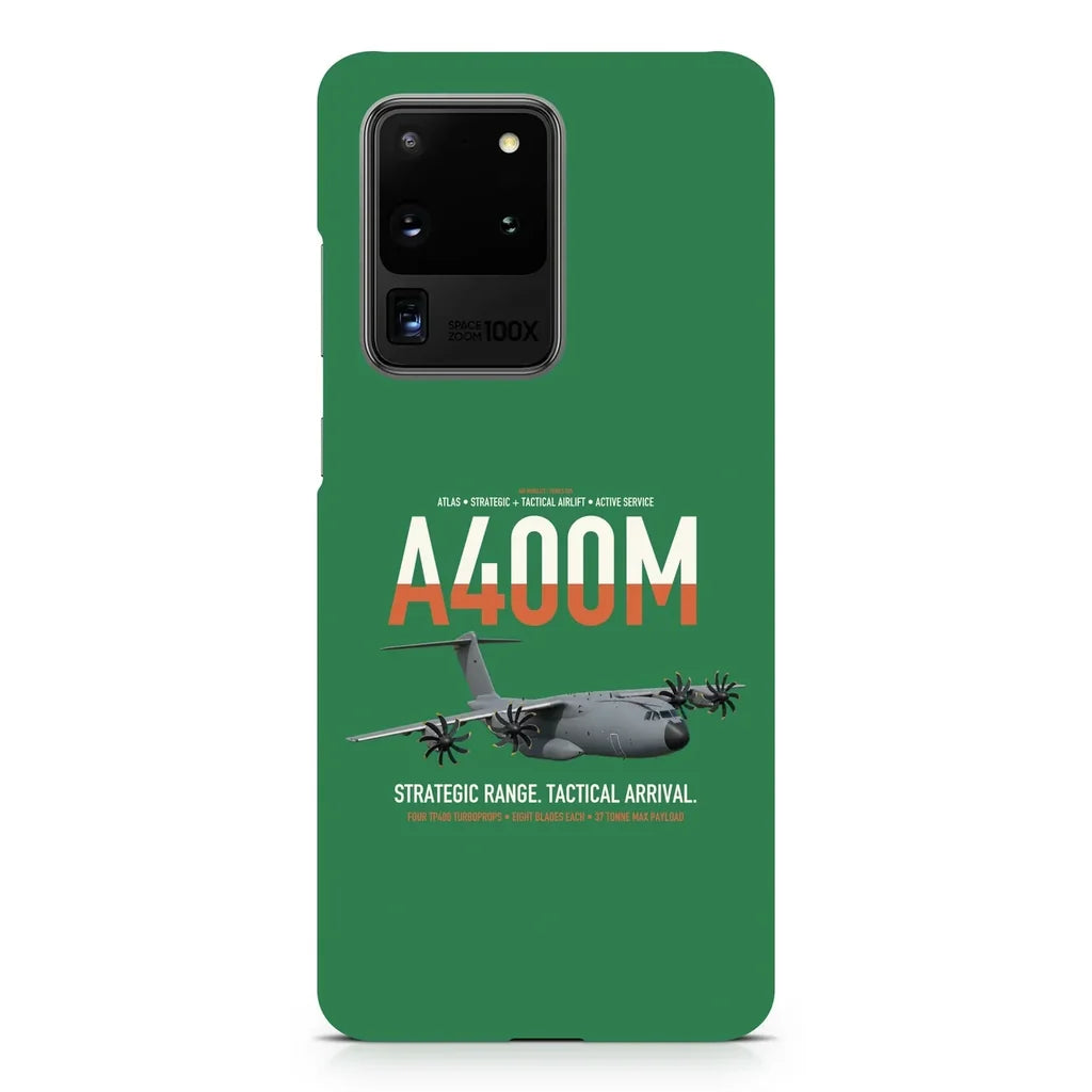 Airbus A400M Atlas design on samsung case - green