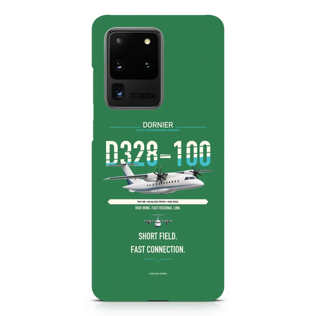 D328-100 design on samsung case - green