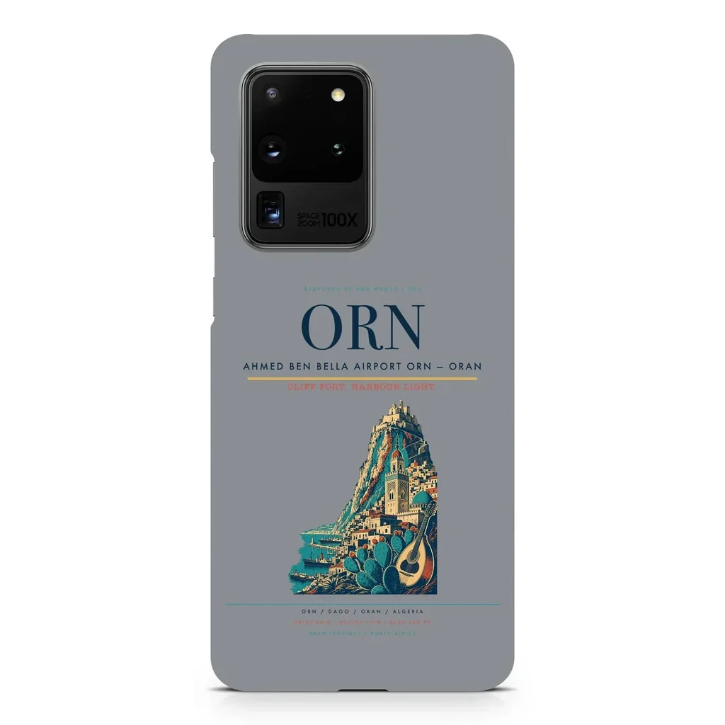 Ahmed Ben Bella Airport ORN — Oran design on samsung case - gray