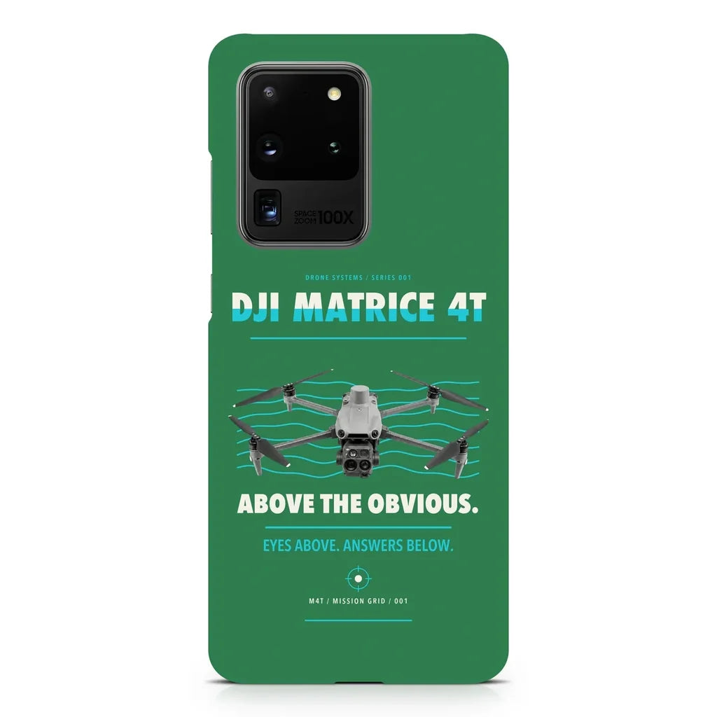 DJI Matrice 4T design on samsung case - green