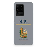 Thumbnail for Mannheim City Airport MHG design on samsung case - gray