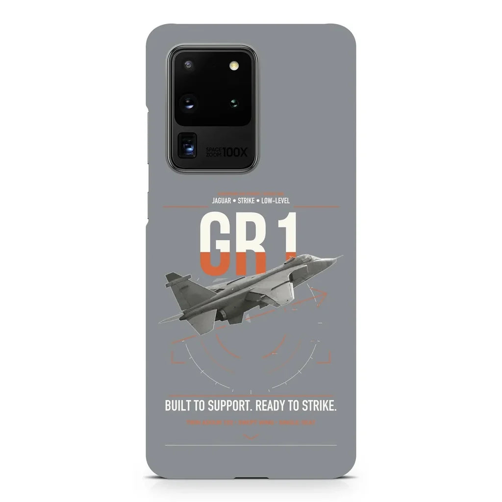 SEPECAT Jaguar GR1 design on samsung case - gray