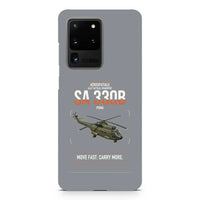 Thumbnail for Aérospatiale SA 330B Puma design on samsung case - gray