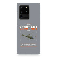 Thumbnail for Westland Scout AH1 design on samsung case - gray