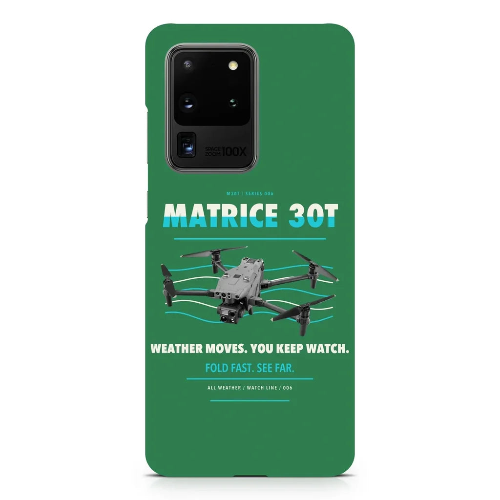 DJI Matrice 30T design on samsung case - green