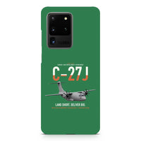 Thumbnail for C-27J Spartan design on samsung case - green