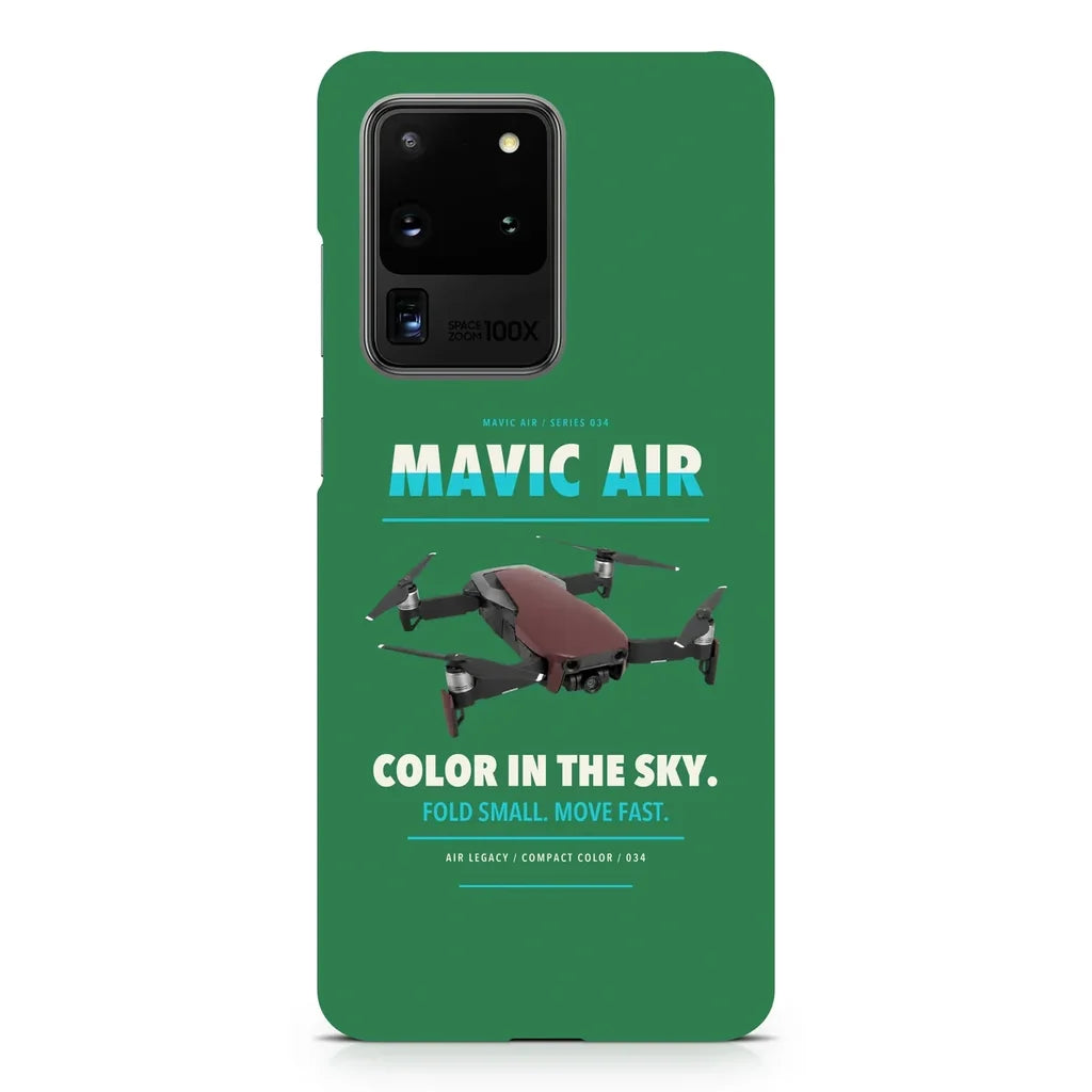 DJI Mavic Air design on samsung case - green