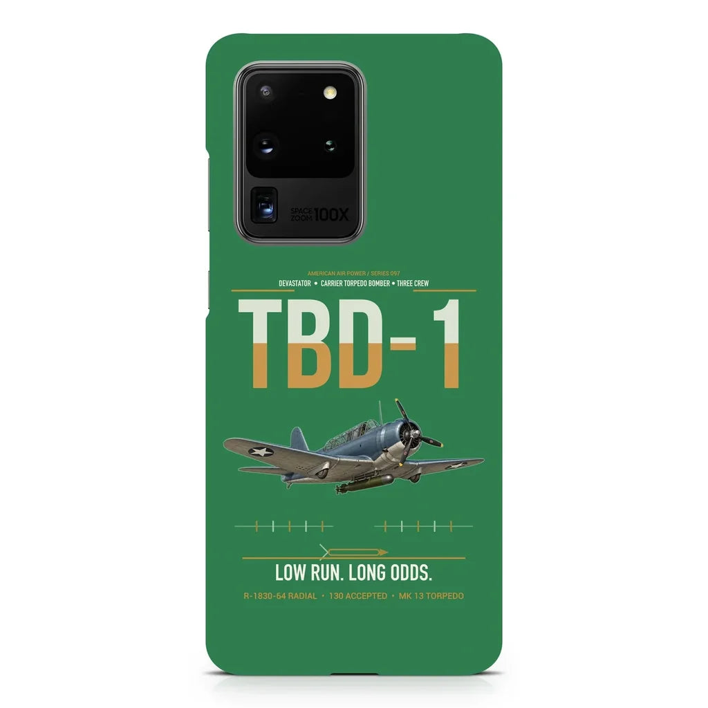 TBD-1 Devastator design on samsung case - green