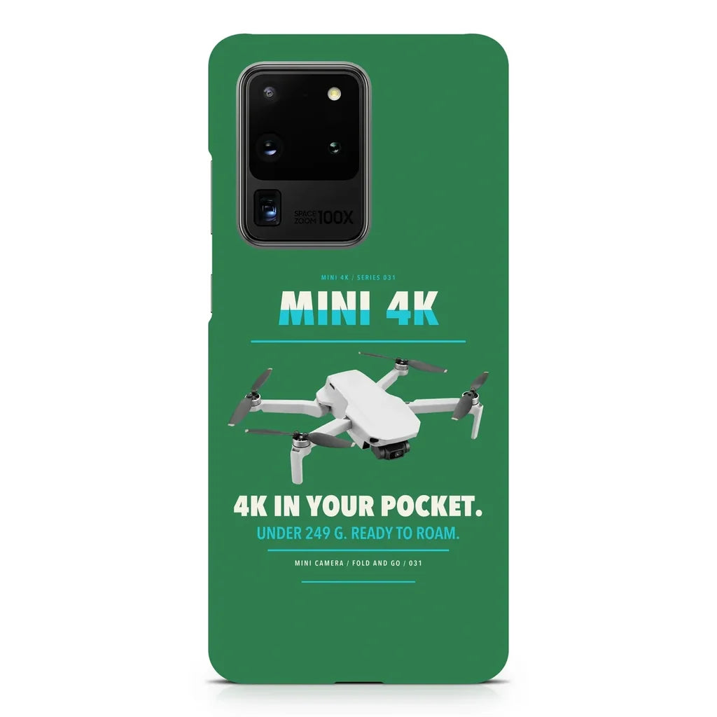DJI Mini 4K design on samsung case - green