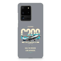 Thumbnail for Cessna 208 Caravan design on samsung case - gray