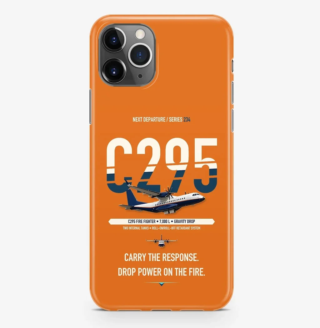 Airbus C295 Firefighter Case ProMax design on orange iphone case promax