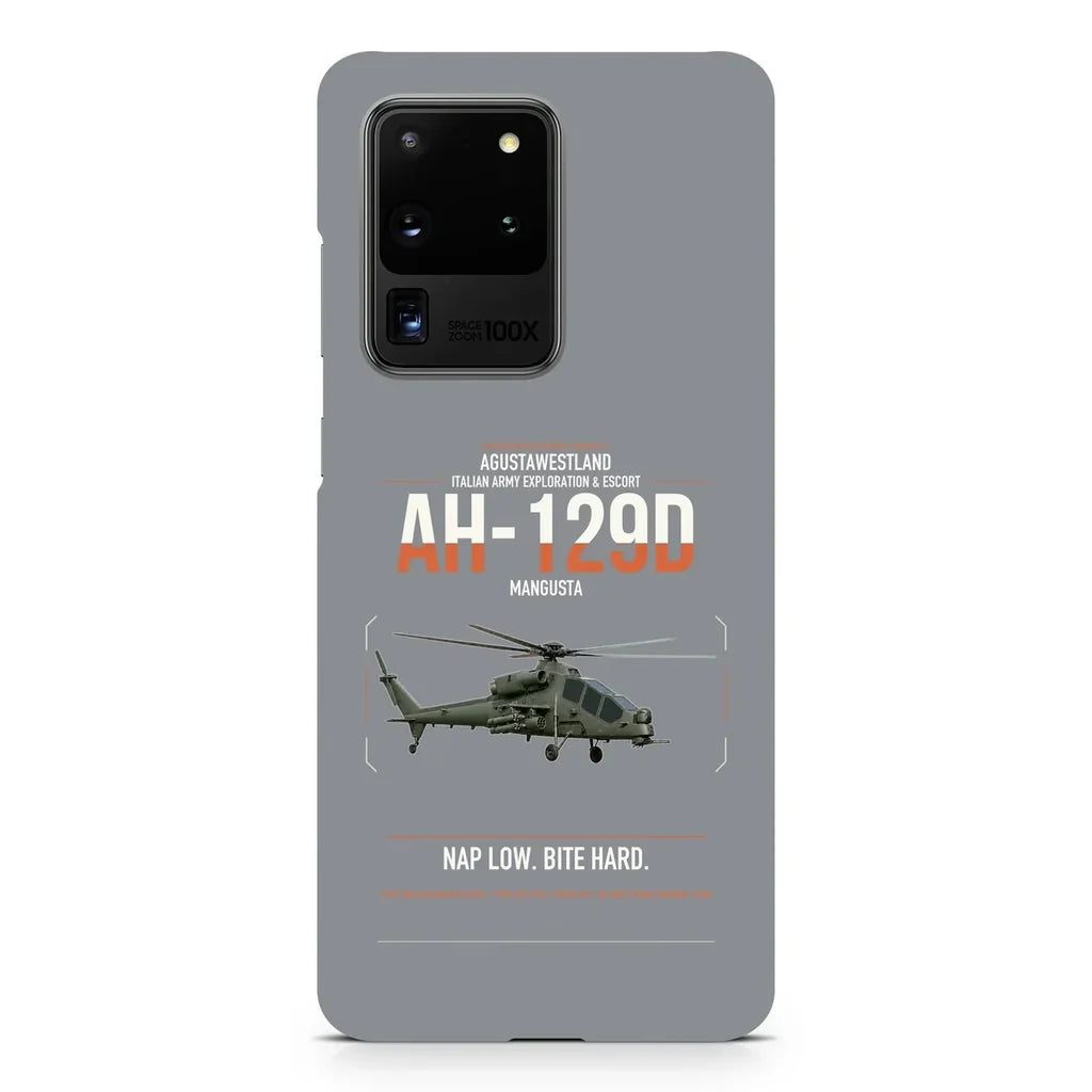 AgustaWestland AH-129D Mangusta design on samsung case - gray