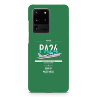 Thumbnail for Piper PA-24-250 Comanche 250 design on samsung case - green
