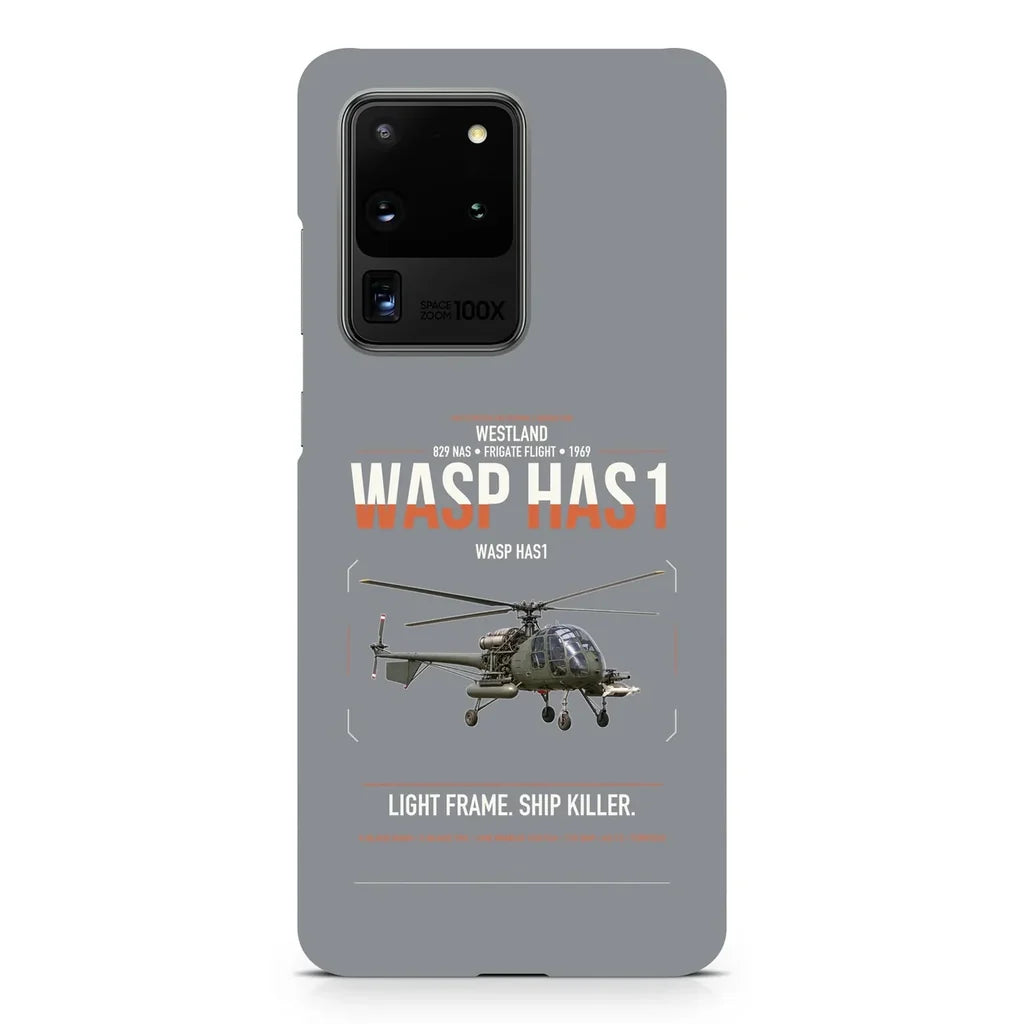 Westland Wasp HAS1 design on samsung case - gray