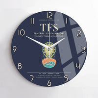Thumbnail for Tenerife South Airport TFS Wall-Clock No-Frame - Navy Blue