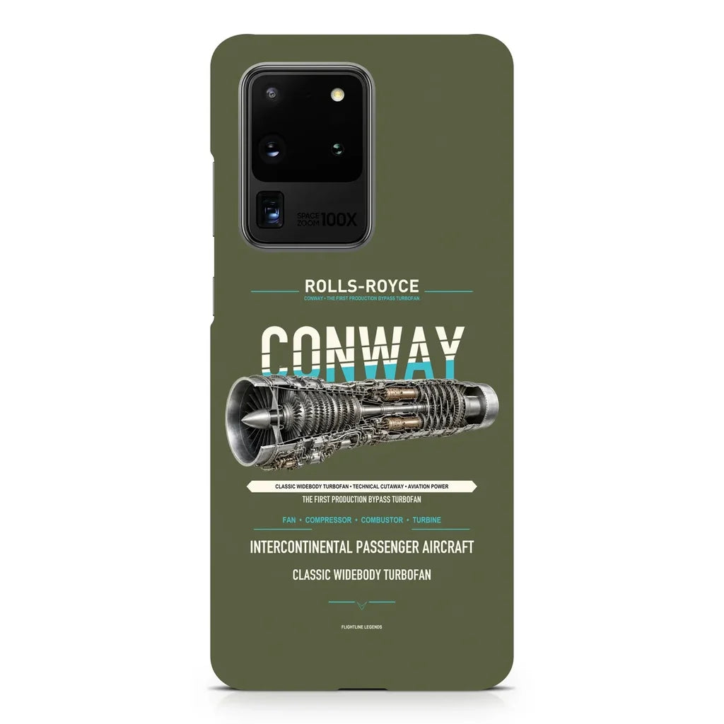 CONWAY design on samsung case - green army