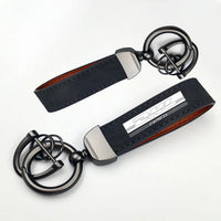 Thumbnail for DHL Aviation Horseshoe Buckle key chain in black