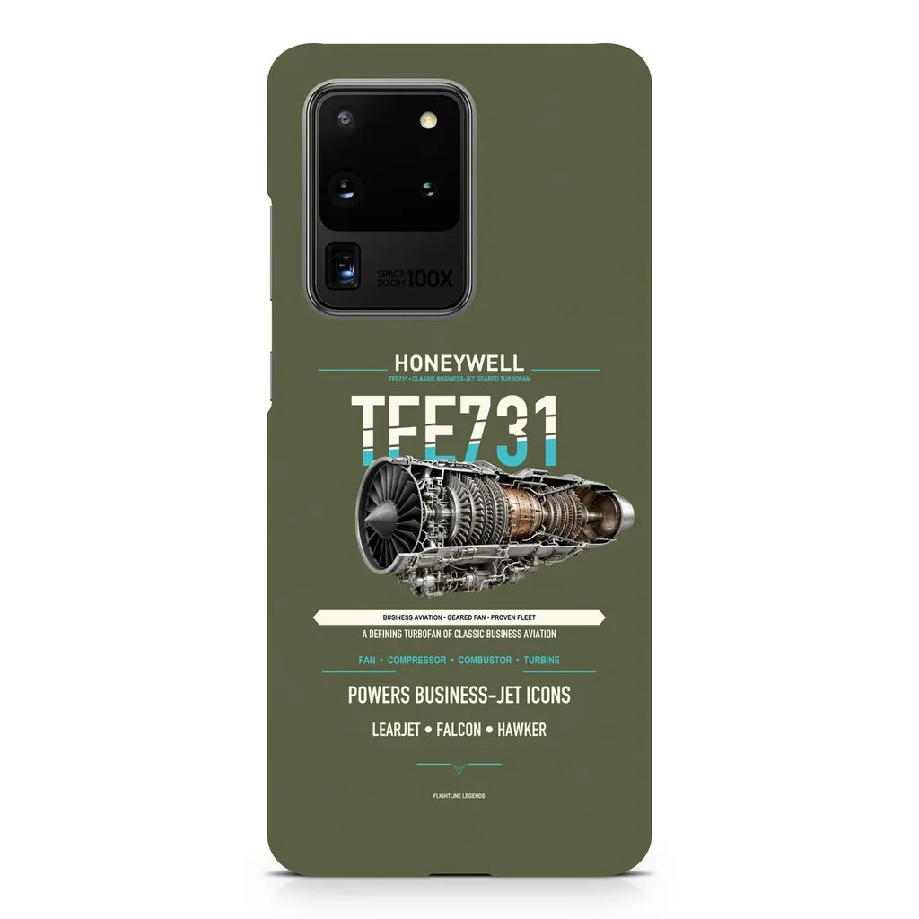 TFE731 design on samsung case - green army