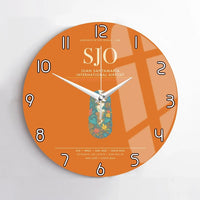 Thumbnail for Juan Santamaria International Airport SJO  San Jose Wall-Clock No-Frame - Orange