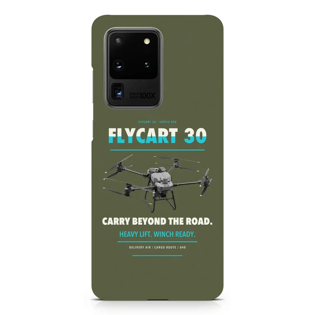 DJI FlyCart 30 design on samsung case - green army