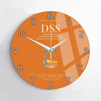 Thumbnail for Blaise Diagne International Airport DSS  Dakar-Diass Wall-Clock No-Frame - Orange