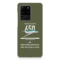 Thumbnail for Cessna Citation 650 - Citation III design on samsung case - green army