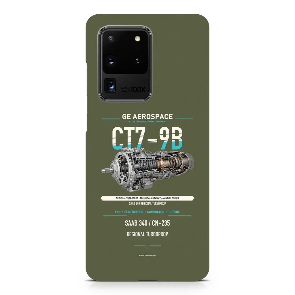 CT7-9B design on samsung case - green army