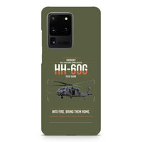 Thumbnail for Sikorsky HH-60G Pave Hawk design on samsung case - green army