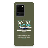 Thumbnail for Pilatus PC-24 design on samsung case - green army